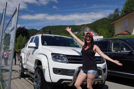 Die Girls vom GTI-Treffen am Wörthersee 2017.