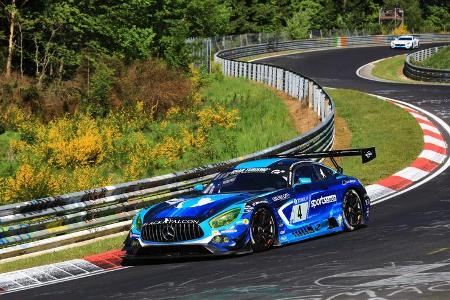 24h-Rennen Nürburgring 2017 - Nordschleife - Startnummer 4 - Mercedes-AMG GT3 - Black Falcon - Klasse SP 9