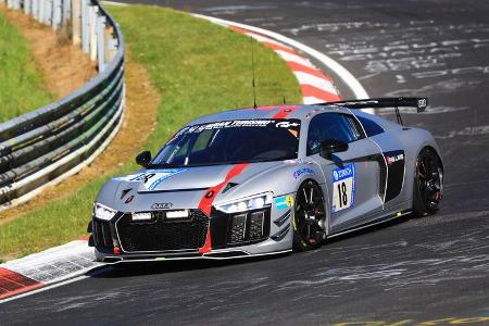 24h-Rennen Nürburgring 2017 - Nordschleife - Startnummer 18 - Audi R8 LMS GT4 - Audi Sport Team Phoenix - Klasse SP-X