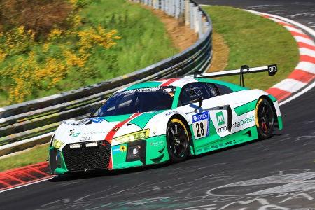 24h-Rennen Nürburgring 2017 - Nordschleife - Startnummer 28 - Audi R8 LMS - Audi Sport Team Land - Klasse SP 9