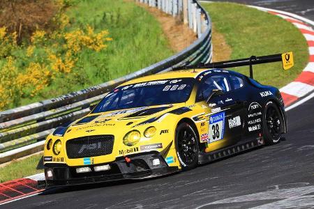 24h-Rennen Nürburgring 2017 - Nordschleife - Startnummer 38 - Bentley Continental GT3 - Bentley Team Abt - Klasse SP 9 LG