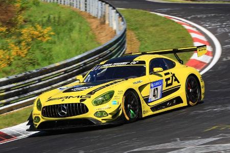 24h-Rennen Nürburgring 2017 - Nordschleife - Startnummer 47 - Mercedes-AMG GT3 - Mercedes-AMG Team HTP Motorsport - Klasse SP 9