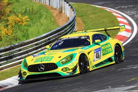 24h-Rennen Nürburgring 2017 - Nordschleife - Startnummer 48 - Mercedes-AMG GT3 - Mercedes-AMG Team HTP Motorsport - Klasse SP 9