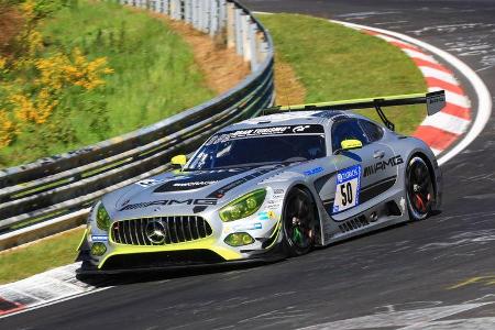 24h-Rennen Nürburgring 2017 - Nordschleife - Startnummer 50 - Mercedes-AMG GT3 - Mercedes-AMG Team HTP Motorsport - Klasse SP 9
