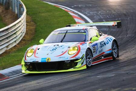 24h-Rennen Nürburgring 2017 - Nordschleife - Startnummer 59 - Porsche 911 GT3 R - Manthey Racing - Klasse SP 9