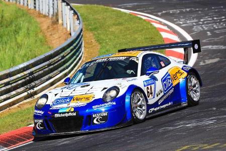 24h-Rennen Nürburgring 2017 - Nordschleife - Startnummer 64 - Porsche 911 GT3 Cup MR - clickvers.de Team - Klasse SP 7