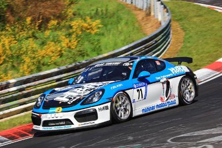 24h-Rennen Nürburgring 2017 - Nordschleife - Startnummer 71 - Porsche Cayman GT4 MR - Muehlner Motorsport - Klasse SP 10