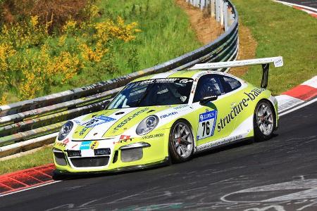 24h-Rennen Nürburgring 2017 - Nordschleife - Startnummer 76 - Porsche 911 GT3 Cup HRT - HRT-Performance - Klasse SP 6