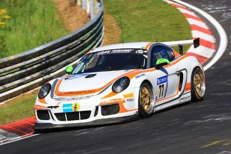 24h-Rennen Nürburgring 2017 - Nordschleife - Startnummer 77 - Porsche Cayman - Prosport Performance - Klasse SP 6