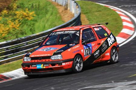 24h-Rennen Nürburgring 2017 - Nordschleife - Startnummer 120 - VW Golf 3 16V - AC 1927 Mayen e.V. im ADAC - Klasse SP 3