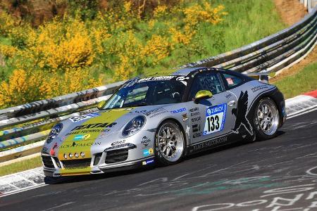 24h-Rennen Nürburgring 2017 - Nordschleife - Startnummer 133 - Porsche Carrera - Black Falcon Team TMD Friction - Klasse V 6