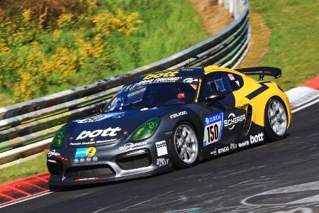 24h-Rennen Nürburgring 2017 - Nordschleife - Startnummer 150 - Porsche Cayman 981 GT4 CS - Manthey Racing - Klasse SP-X