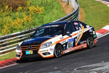 24h-Rennen Nürburgring 2017 - Nordschleife - Startnummer 155 - Mercedes-Benz C 230 - Team AutoArenA Motorsport - Klasse V 4