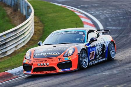 24h-Rennen Nürburgring 2017 - Nordschleife - Startnummer 307 - Porsche Cayman GT4 CS - Teichmann Racing - Klasse Cup 3