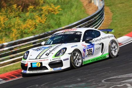 24h-Rennen Nürburgring 2017 - Nordschleife - Startnummer 309 - Porsche Cayman GT4 CS - Arkenau Motorsport - Klasse Cup 3