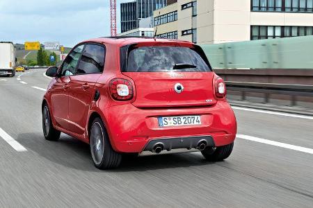 Smart Forfour Brabus, Heckansicht