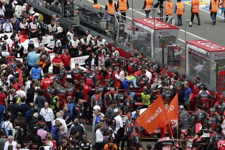 Startaufstellung - 24h Le Mans - Samstag - 18.06.2016
