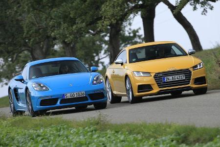 Audi TTS, Porsche Cayman