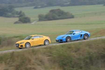 Audi TTS, Porsche Cayman