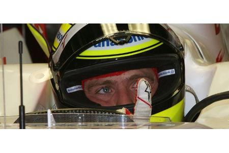 Ralf Schumacher auch nicht. Aber der kann nichts dafür, er hatte Aua am Finger.