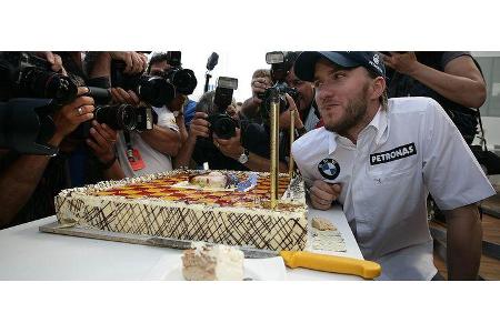 Richtig! Nick Lumberjack Heidfeld feierte seinen 30. ...