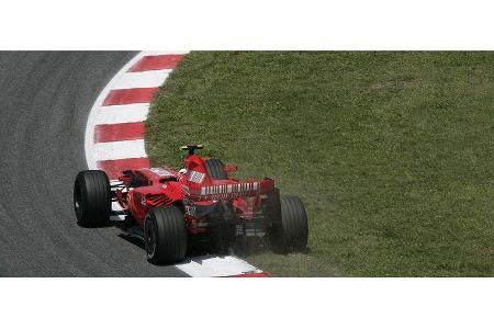 Kimi Räikkönen war Dritter und immer noch ein wenig neben der Spur.