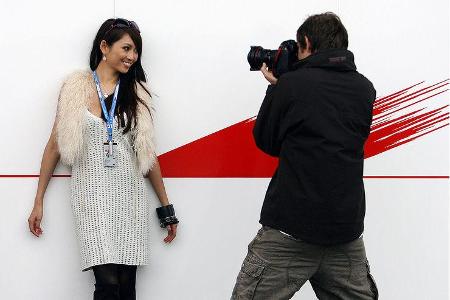 Die Fotografen ließen sich nur allzu schnell vom Wesentlichen ablenken ...