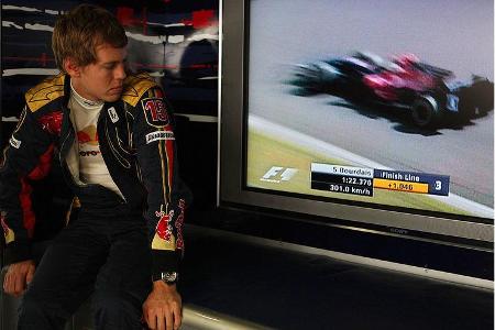 Auch Sebastian Vettel genoss das Programm.