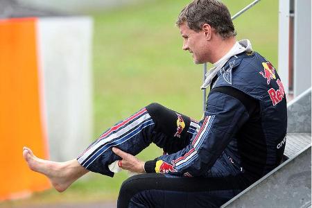 Der Schotte hatte danach genug Zeit für eine Shiatsu-Fußmassage.