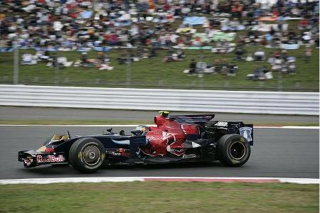 Sebastian Vettel kam auf Platz sechs als einziger Deutscher in die Punkte.