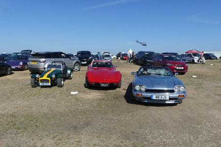 Caterham Seven - Chevrolet Corvette - Jaguar XJS - Carspotting - Fan-Autos - 24h-Rennen Le Mans 2017