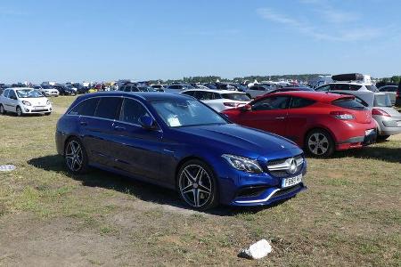 Mercedes-AMG C 63 T-Modell - Carspotting - Fan-Autos - 24h-Rennen Le Mans 2017