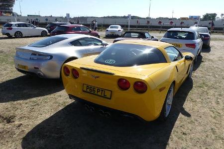 Chevrolet Corvette - Aston Martin Vantage - Carspotting - Fan-Autos - 24h-Rennen Le Mans 2017