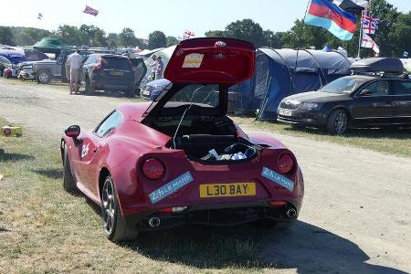 Alfa Romeo 4 C - Carspotting - Fan-Autos - 24h-Rennen Le Mans 2017