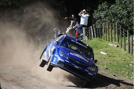 Bei Petter Solberg lief dagegen einiges schief. Das Auto wollte nicht so richtig schnell fahren.