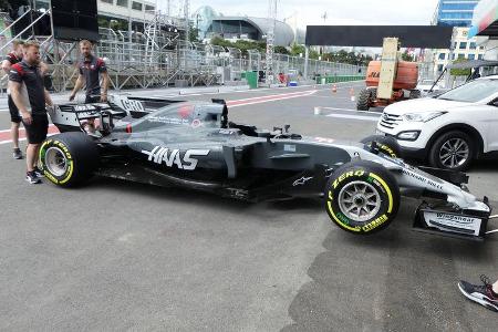 HaasF1 - Formel 1 - GP Aserbaidschan 2017 - Baku - Donnerstag - 22.6.2017