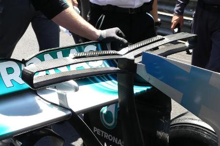Mercedes - T-Flügel - F1-Technik - GP Monaco 2017