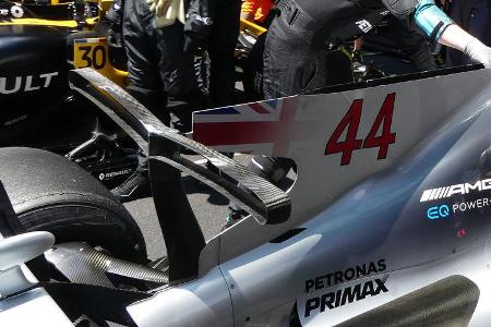 Mercedes - T-Flügel - F1-Technik - GP Monaco 2017