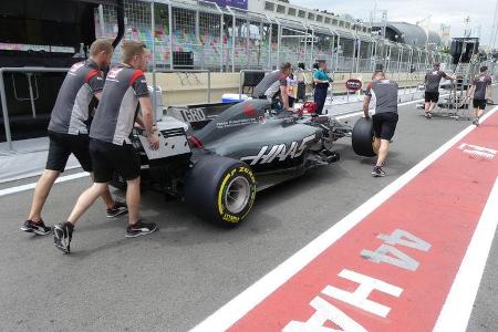 HaasF1 - Formel 1 - GP Aserbaidschan 2017 - Baku - Donnerstag - 22.6.2017 HaasF1 - Formel 1 - GP Aserbaidschan 2017 - Baku - Donnerstag - 22.6.2017