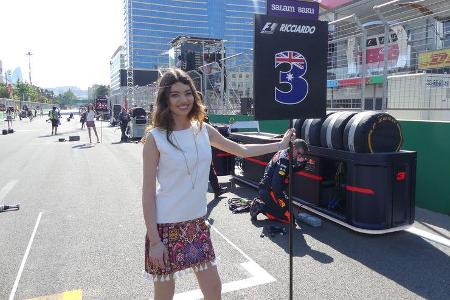 Grid Girls - GP Aserbaidschan 2017 - Baku