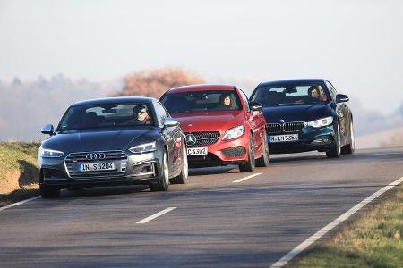 Audi S5, BMW 440i xDrive, Mercedes AMG C 43 Coupé