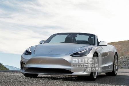 Tesla Roadster - Retusche - Zweisitzer - Sportwagen