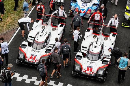 Porsche 919 Hybrid - Vortest - 24h-Rennen Le Mans 2017