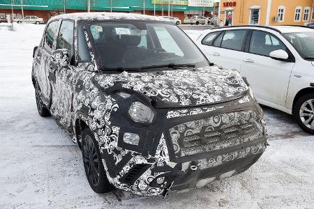 Fiat 500L Facelift Erlkönig