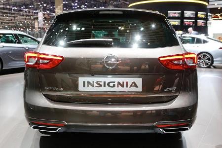 Opel Insignia Sports Tourer 2017 Autosalon Genf Sitzprobe