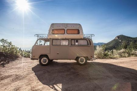 VW T2, Westfalia Camper, Rocky Mountains, Doormobil