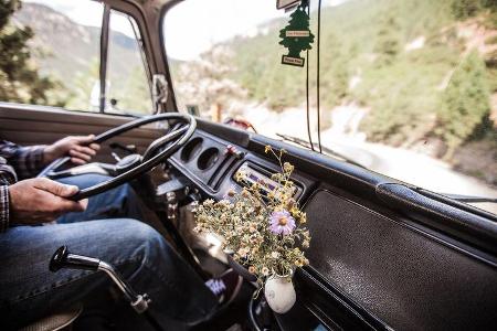 VW T2, Westfalia Camper, Rocky Mountains, Doormobil