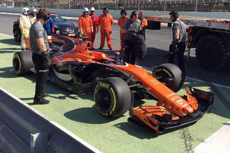 Stoffel Vandoorne - McLaren - Formel 1 - Test - Barcelona - 9. März 2017