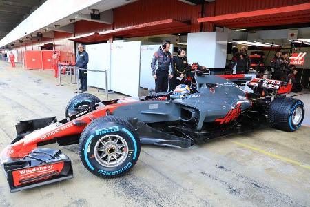 Romain Grosjean - HaasF1 - Formel 1 - Test - Barcelona - 2. März 2017