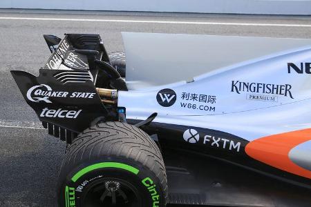 Sergio Perez - Force India - Formel 1 - Test - Barcelona - 2. März 2017